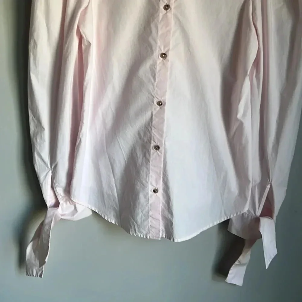 Free people high neck poplin shirt